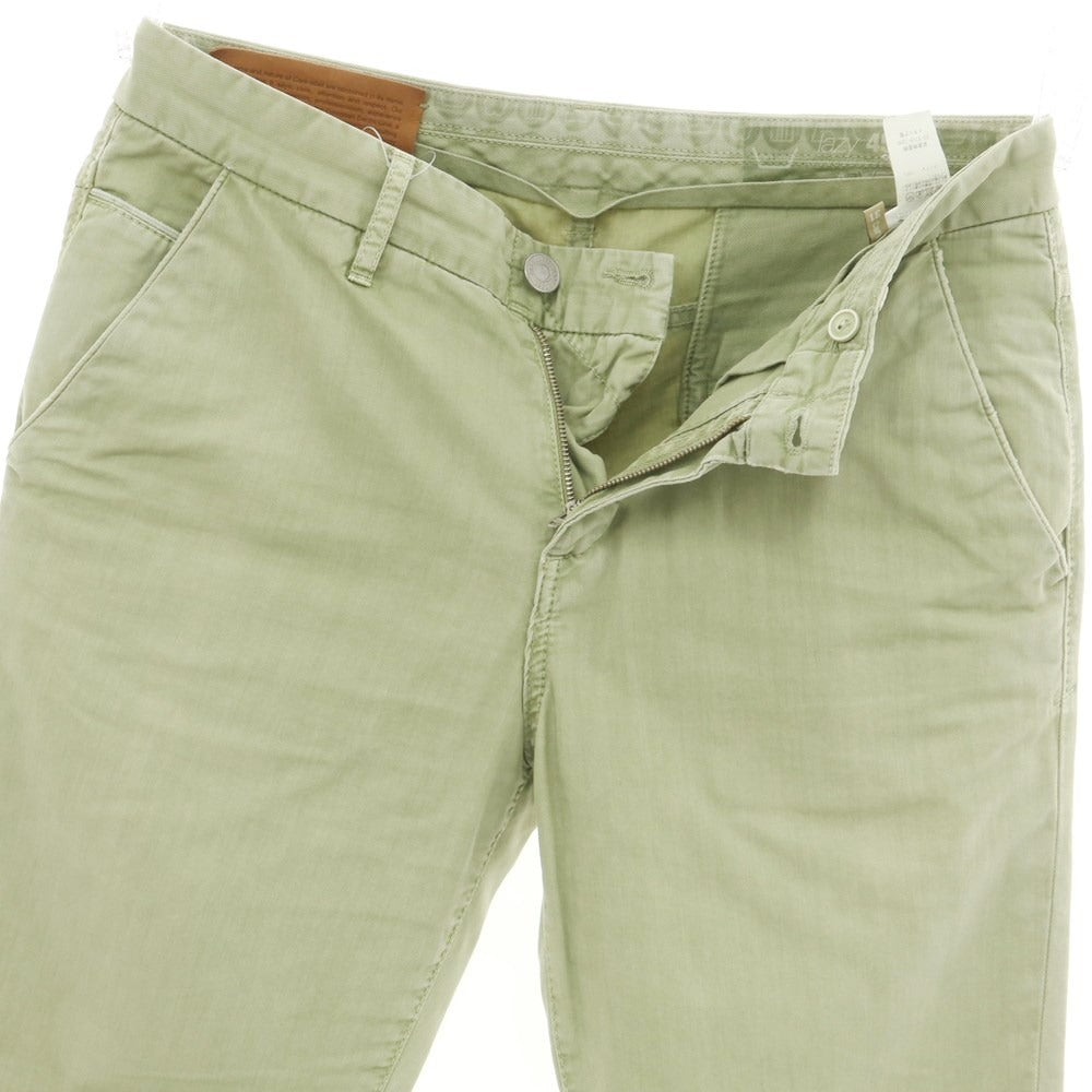 [Used] Care label Cotton 5-pocket pants, light green [Size 31] [GRN] [S/S] [Condition rank C] [Men&