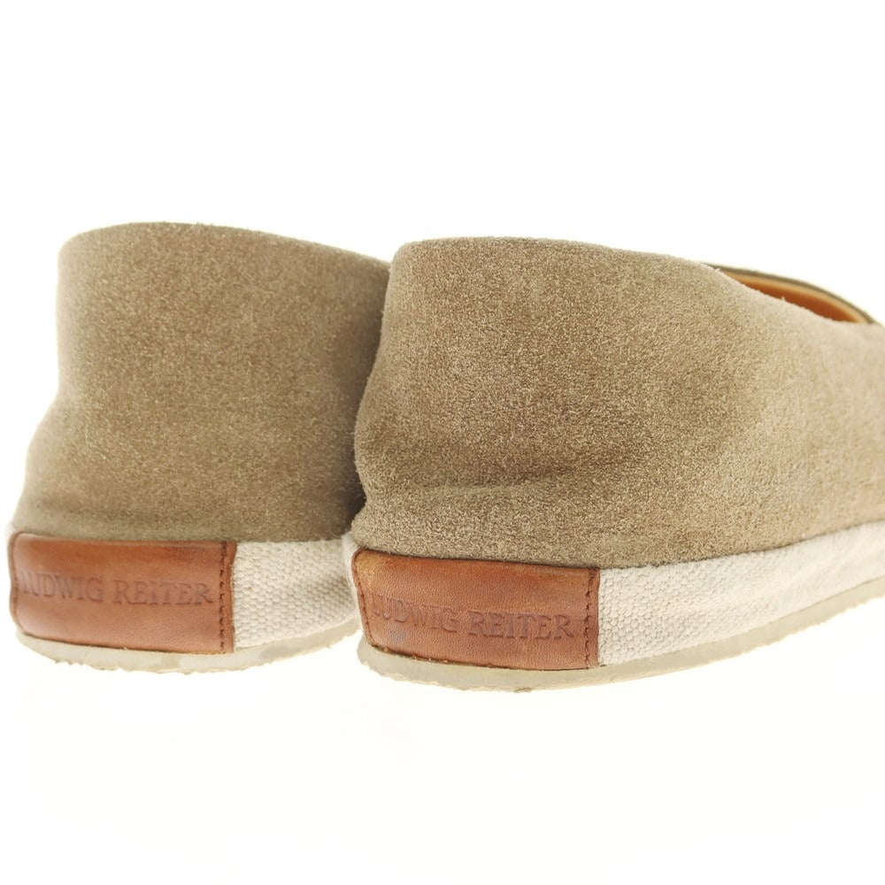 [Used] LUDWIG REITER Suede Espadrilles Slip-on Dark Beige [39] [Condition Rank C] [Men&