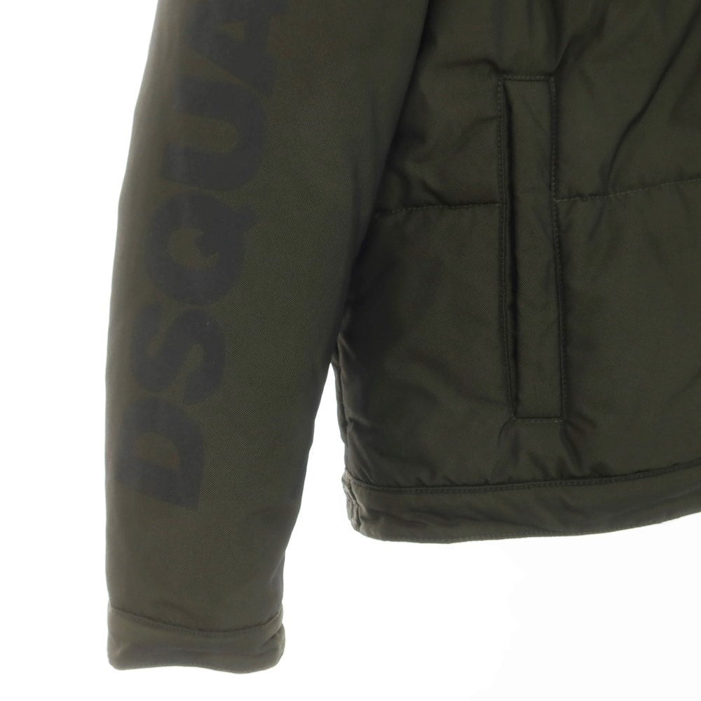 【中古】ディースクエアード DSQUARED2 ポリエステル 中綿ブルゾン オリーブ【 54 】【 状態ランクB 】【 メンズ 】