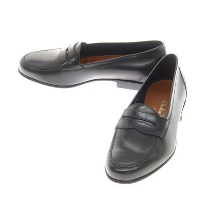 [Used] Salvatore Ferragamo Calfskin Coin Loafers Black [6 EE] [Condition Rank A] [Men&