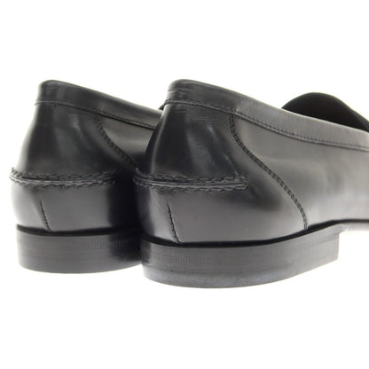 [Used] Salvatore Ferragamo Calfskin Coin Loafers Black [6 EE] [Condition Rank A] [Men&