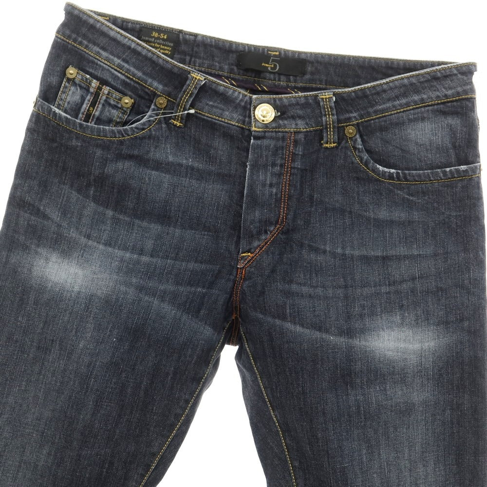 [Used] BARBA Jeans Denim Pants Black [Size 54] [BLK] [S/S/A/W] [Condition Rank B] ​​[Men&