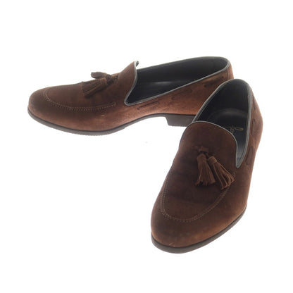 [Used] Ferrante FERRANTE Suede Tassel Loafers Dark Brown [6.5] [Condition Rank B] ​​[Men&