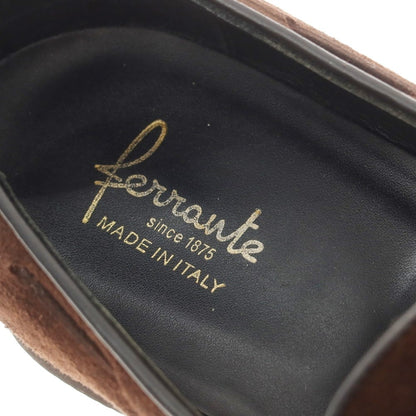 [Used] Ferrante FERRANTE Suede Tassel Loafers Dark Brown [6.5] [Condition Rank B] ​​[Men&