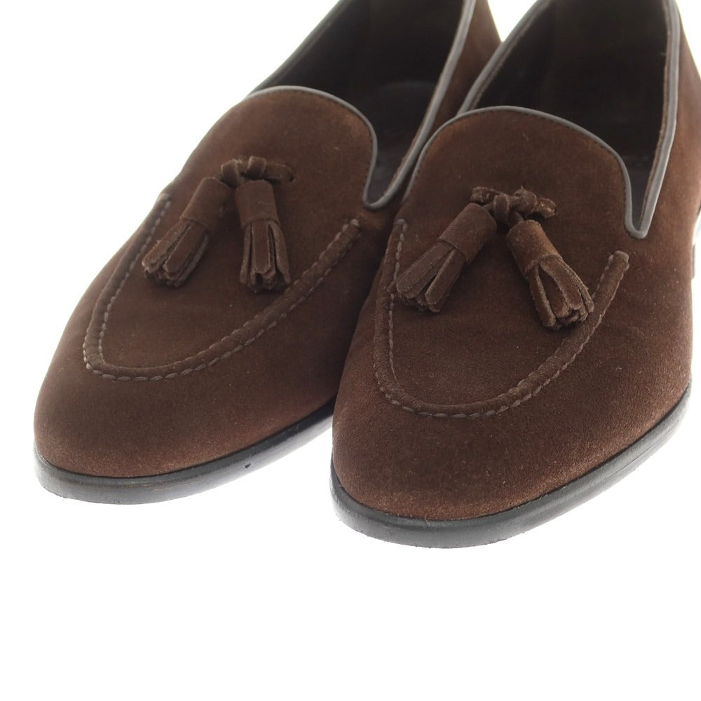 [Used] Polpetta Suede Tassel Loafers Dark Brown [39] [Condition Rank B] ​​[Men&