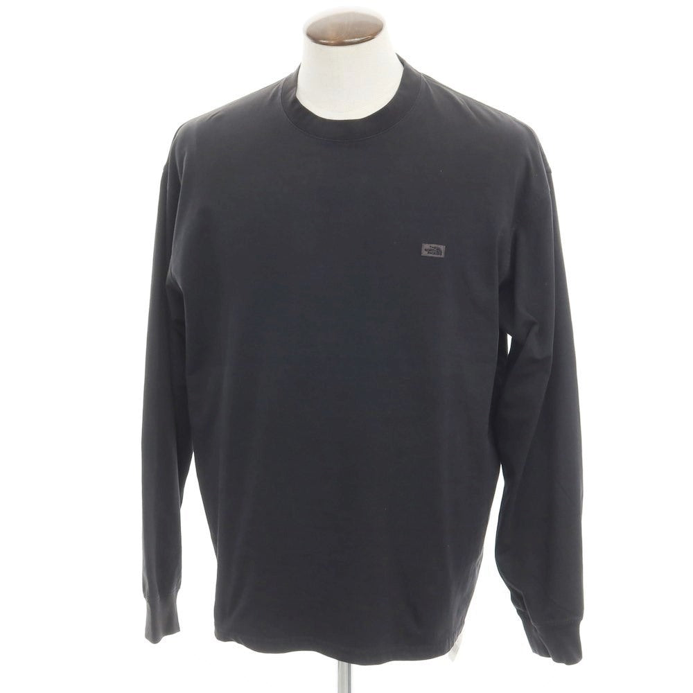 [Used] THE NORTH FACE Cotton Polyester Crew Neck Long Sleeve T-Shirt Black [Size XL] [BLK] [S/S/A/W] [Condition Rank C] [Men&