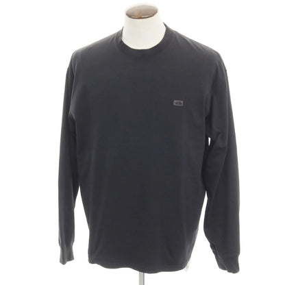 【中古】ザノースフェイス THE NORTH FACE コットンポリエステル クルーネック 長袖Ｔシャツ ブラック【サイズXL】【BLK】【S/S/A/W】【状態ランクC】【メンズ】【759374】