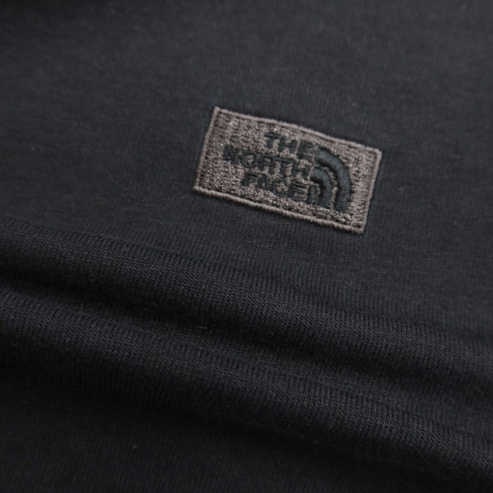 【中古】ザノースフェイス THE NORTH FACE コットンポリエステル クルーネック 長袖Ｔシャツ ブラック【サイズXL】【BLK】【S/S/A/W】【状態ランクC】【メンズ】【759374】