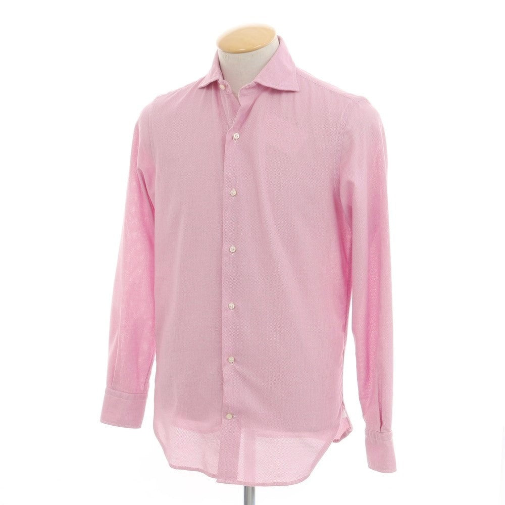 [Used] GUY ROVER Cotton Horizontal Collar Dress Shirt Pink [S] [Condition Rank B] ​​[Men&