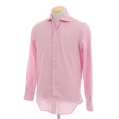 [Used] GUY ROVER Cotton Horizontal Collar Dress Shirt Pink [S] [Condition Rank B] ​​[Men&