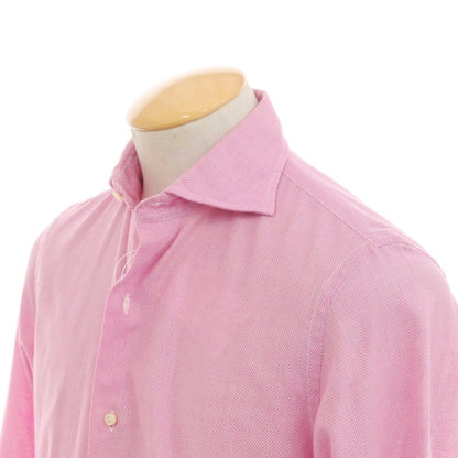 [Used] GUY ROVER Cotton Horizontal Collar Dress Shirt Pink [S] [Condition Rank B] ​​[Men&