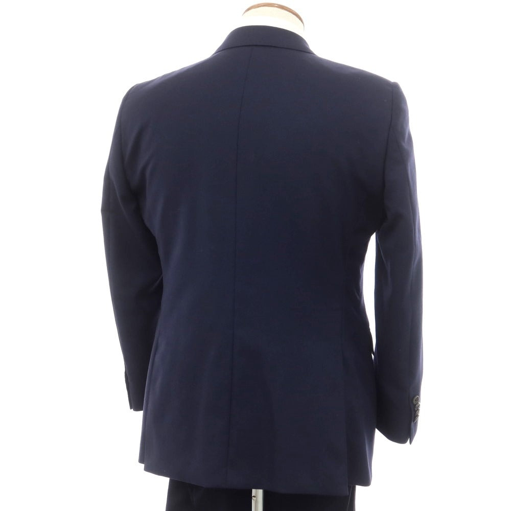 【中古】アザブテーラー azabu tailor ウール 3つボタンスーツ ネイビー【 48/82 】【 状態ランクB 】【 メンズ 】