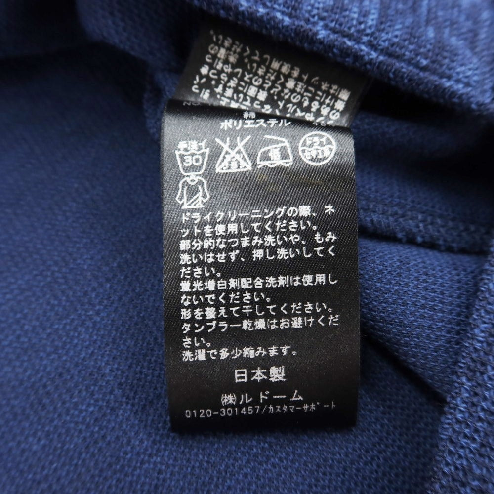 [Used] [Unused] EDIFICE Cotton Polyester Shawl Collar Cardigan Navy [44] [Condition Rank S] [Men&