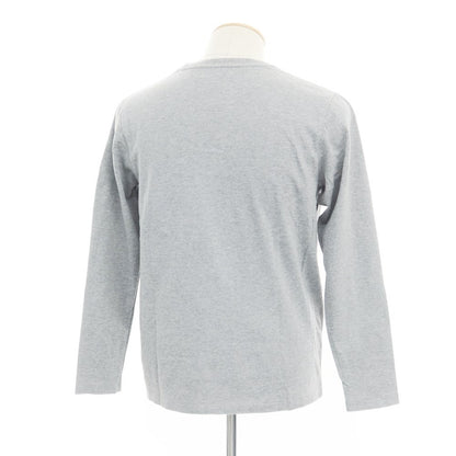 [Used] 417byEDIFICE 2-piece set Cotton Crew Neck Long Sleeve T-Shirt Gray x Black [Size S] [BLK] [S/S/A/W] [Condition Rank B] ​​[Men&