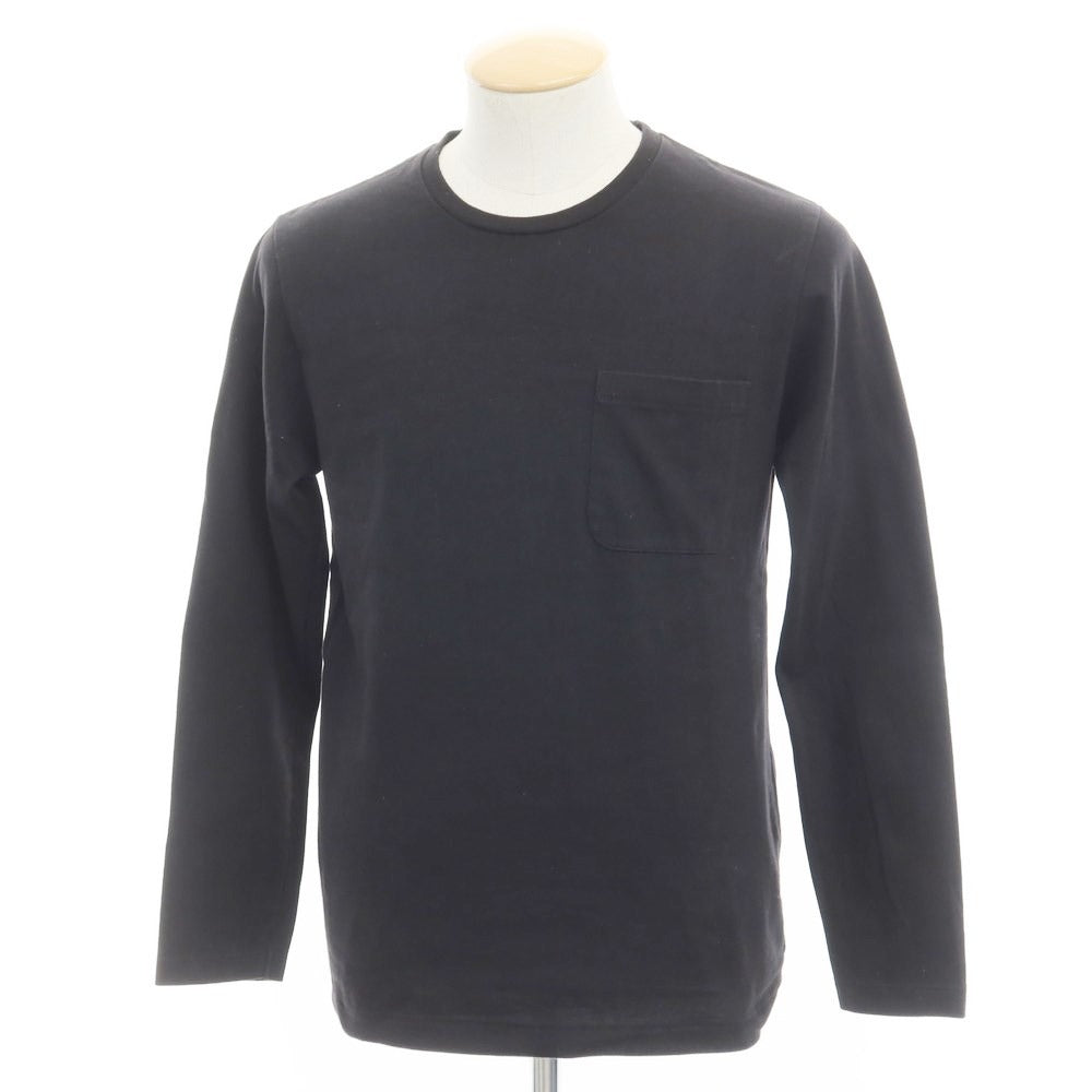 [Used] 417byEDIFICE 2-piece set Cotton Crew Neck Long Sleeve T-Shirt Gray x Black [Size S] [BLK] [S/S/A/W] [Condition Rank B] ​​[Men&