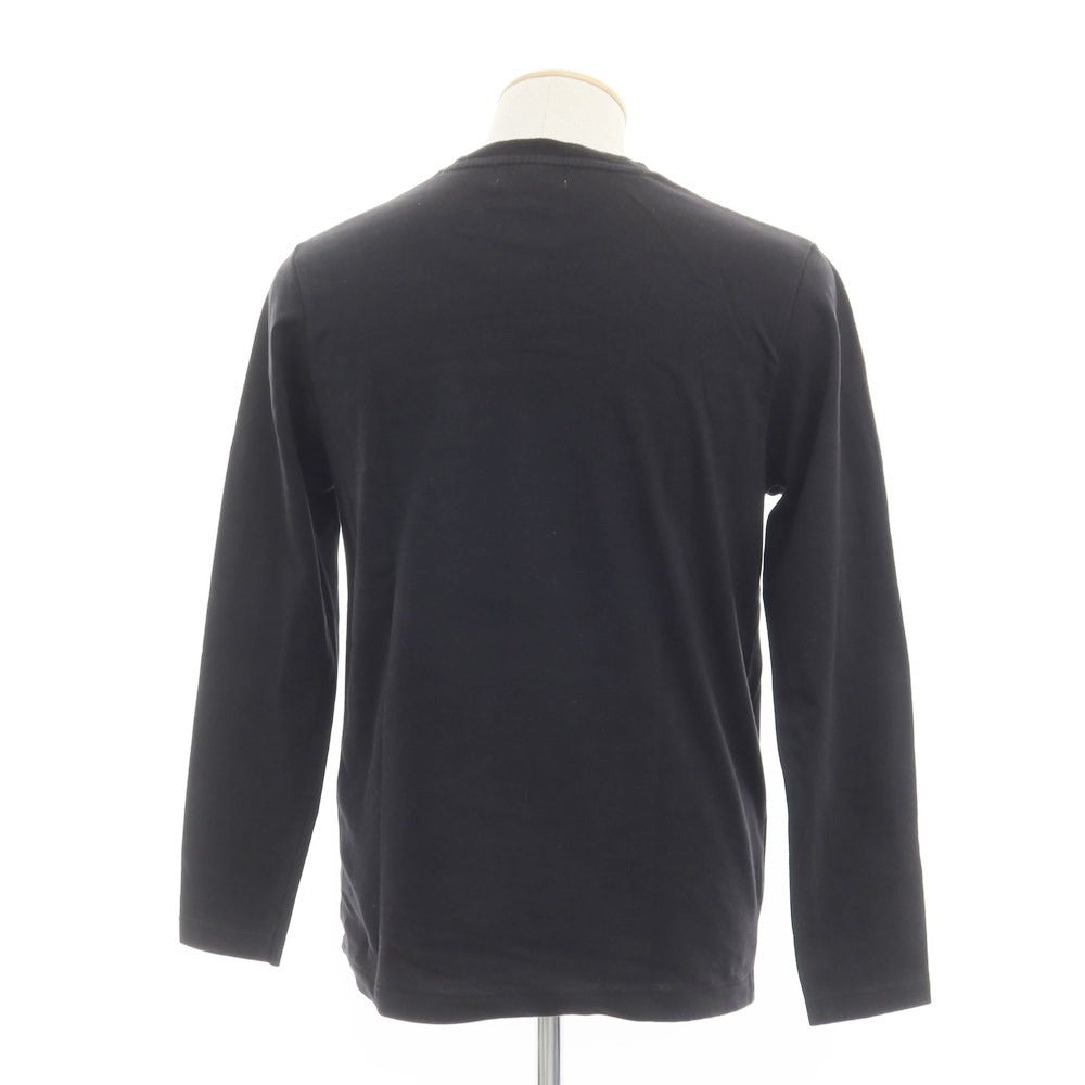 [Used] 417byEDIFICE 2-piece set Cotton Crew Neck Long Sleeve T-Shirt Gray x Black [Size S] [BLK] [S/S/A/W] [Condition Rank B] ​​[Men&