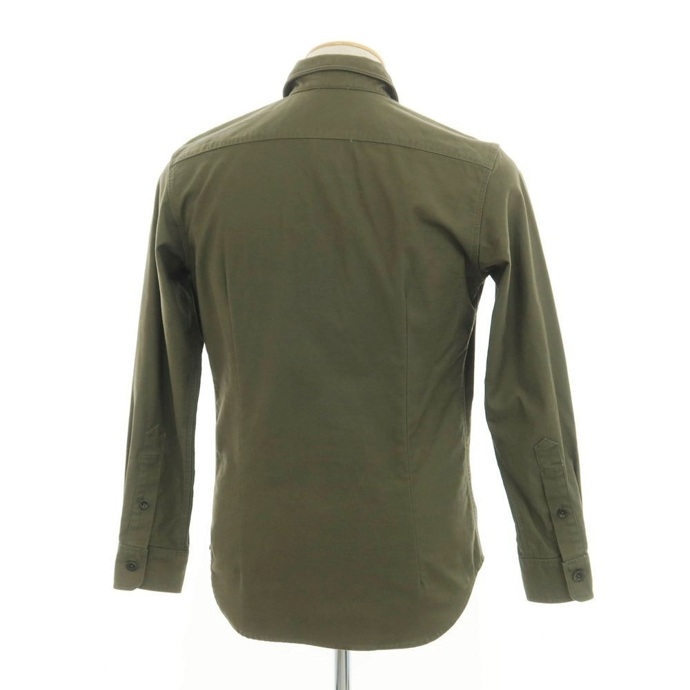 [Used] EDIFICE Cotton Casual Shirt Green [Size S] [GRN] [S/S/A/W] [Condition Rank B] ​​[Men&