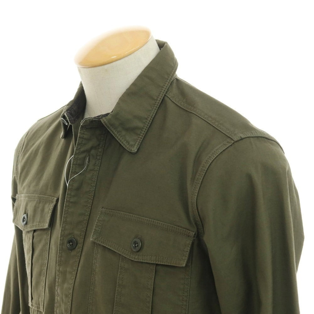 [Used] EDIFICE Cotton Casual Shirt Green [Size S] [GRN] [S/S/A/W] [Condition Rank B] ​​[Men&