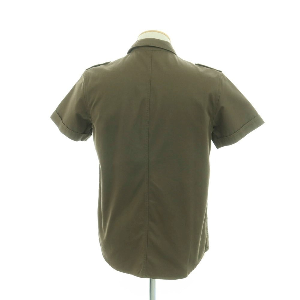 [Used] EDIFICE Cotton Open Collar Short Sleeve Shirt Green [Size 38] [GRN] [S/S] [Condition Rank B] ​​[Men&