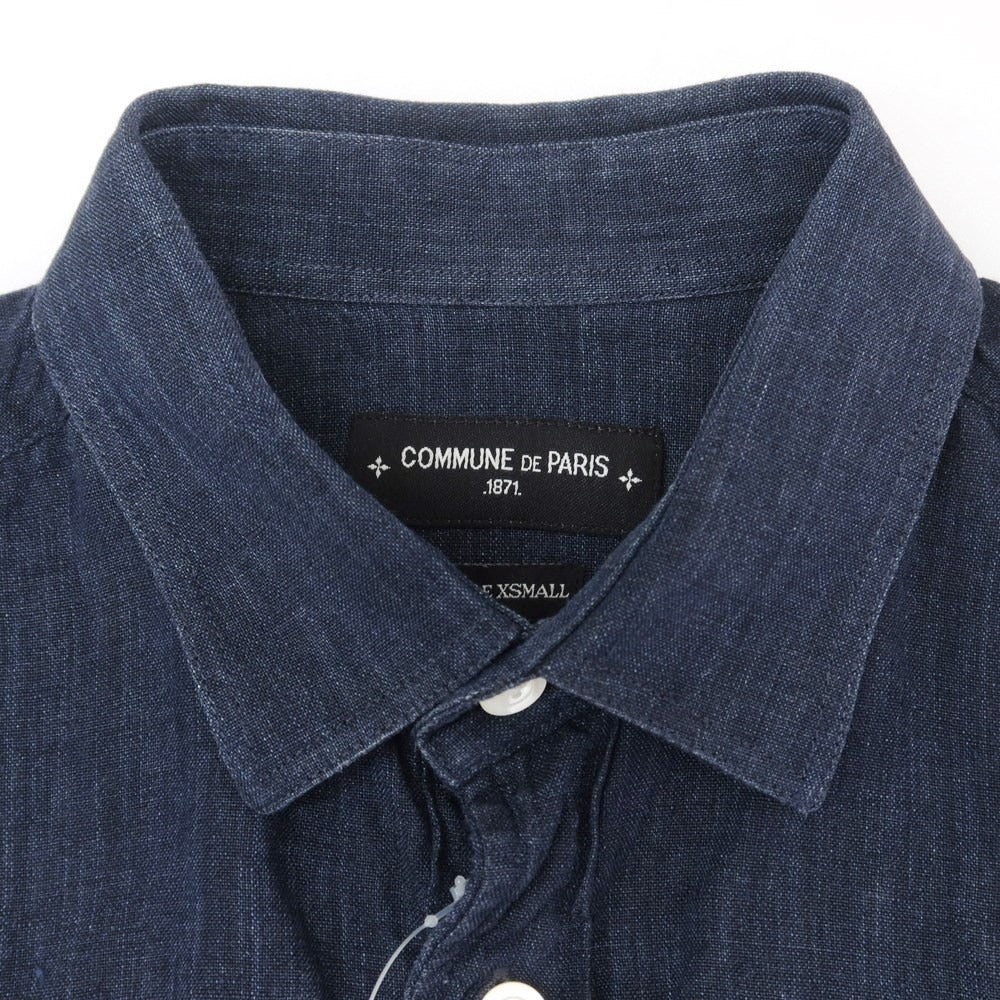 [Used] COMMUNE DE PARIS Linen Casual Shirt Navy [Size XS] [NVY] [S/S] [Condition Rank B] ​​[Men&