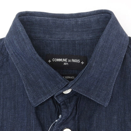 [Used] COMMUNE DE PARIS Linen Casual Shirt Navy [Size XS] [NVY] [S/S] [Condition Rank B] ​​[Men&