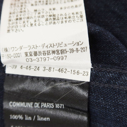 [Used] COMMUNE DE PARIS Linen Casual Shirt Navy [Size XS] [NVY] [S/S] [Condition Rank B] ​​[Men&