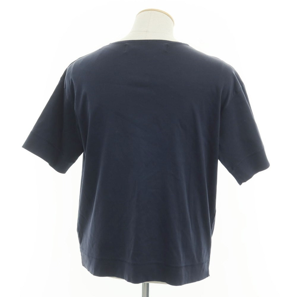 [Used] Nano Universe Cotton Boat Neck Short Sleeve T-Shirt Navy [Size S] [NVY] [S/S] [Condition Rank B] ​​[Men&