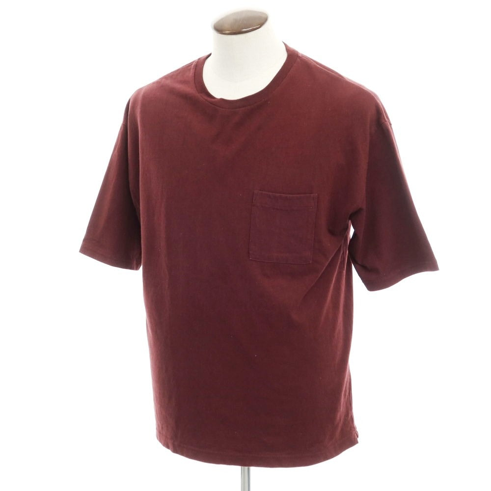 [Used] B:MING LIFE STORE by BEAMS Cotton crew neck short sleeve T-shirt Bordeaux [Size L] [RED] [S/S] [Condition Rank C] [Men&