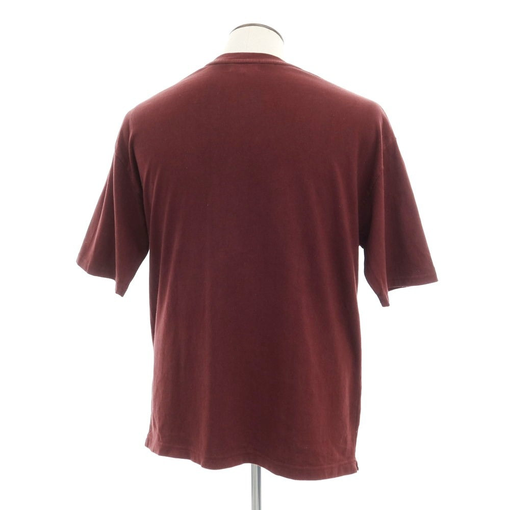 [Used] B:MING LIFE STORE by BEAMS Cotton crew neck short sleeve T-shirt Bordeaux [Size L] [RED] [S/S] [Condition Rank C] [Men&