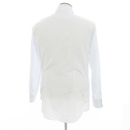 [Used] Barneys New York BARNEYS NEWYORK Cotton Wide Collar Dress Shirt White x Light Blue [41] [Condition Rank B] ​​[Men&