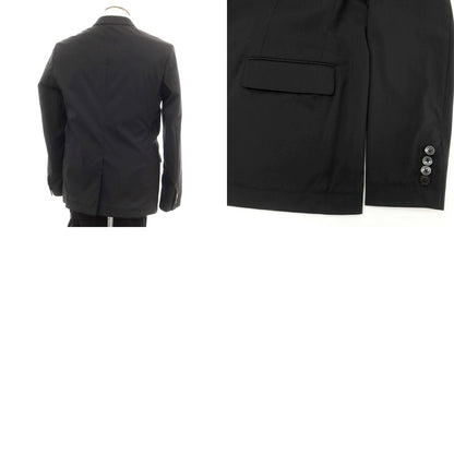 [Used] Jun Hashimoto Wool Polyester 2 Button Suit Black [5] [Condition Rank B] ​​[Men&