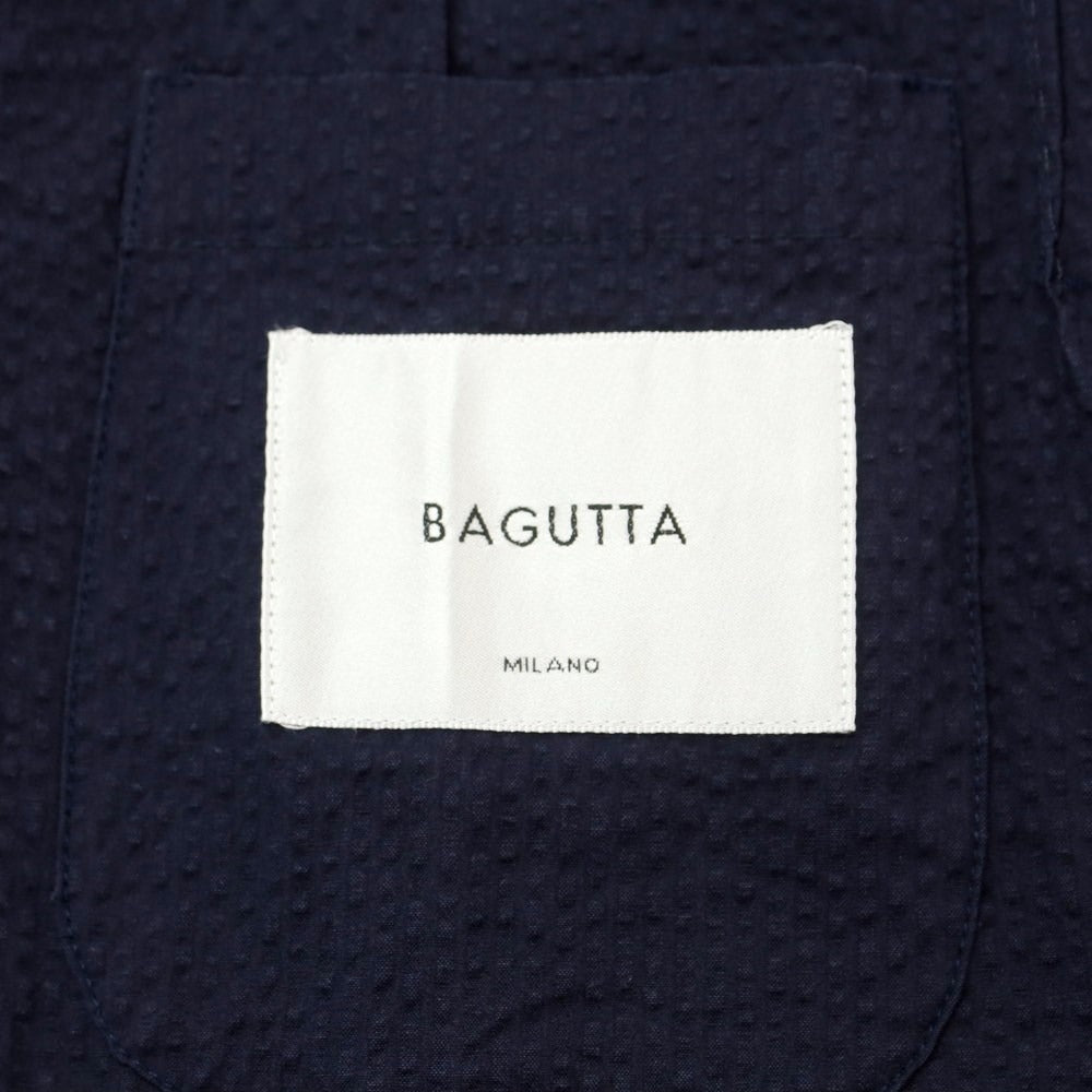 [Used] Bagutta Stretch Cotton Soccer Casual Jacket Navy [Size 44] [NVY] [S/S] [Condition Rank C] [Men&