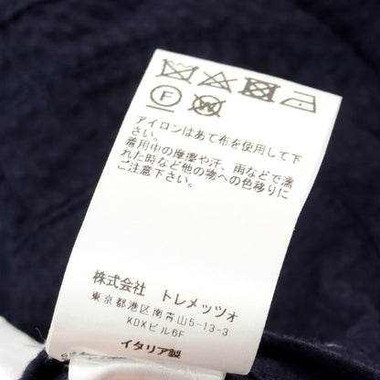 [Used] Bagutta Stretch Cotton Soccer Casual Jacket Navy [Size 44] [NVY] [S/S] [Condition Rank C] [Men&