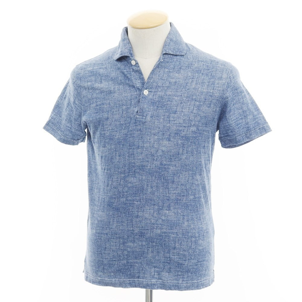 [Used] ORIAN Cotton Short Sleeve Polo Shirt Blue [Size S] [BLU] [S/S] [Condition Rank B] ​​[Men&