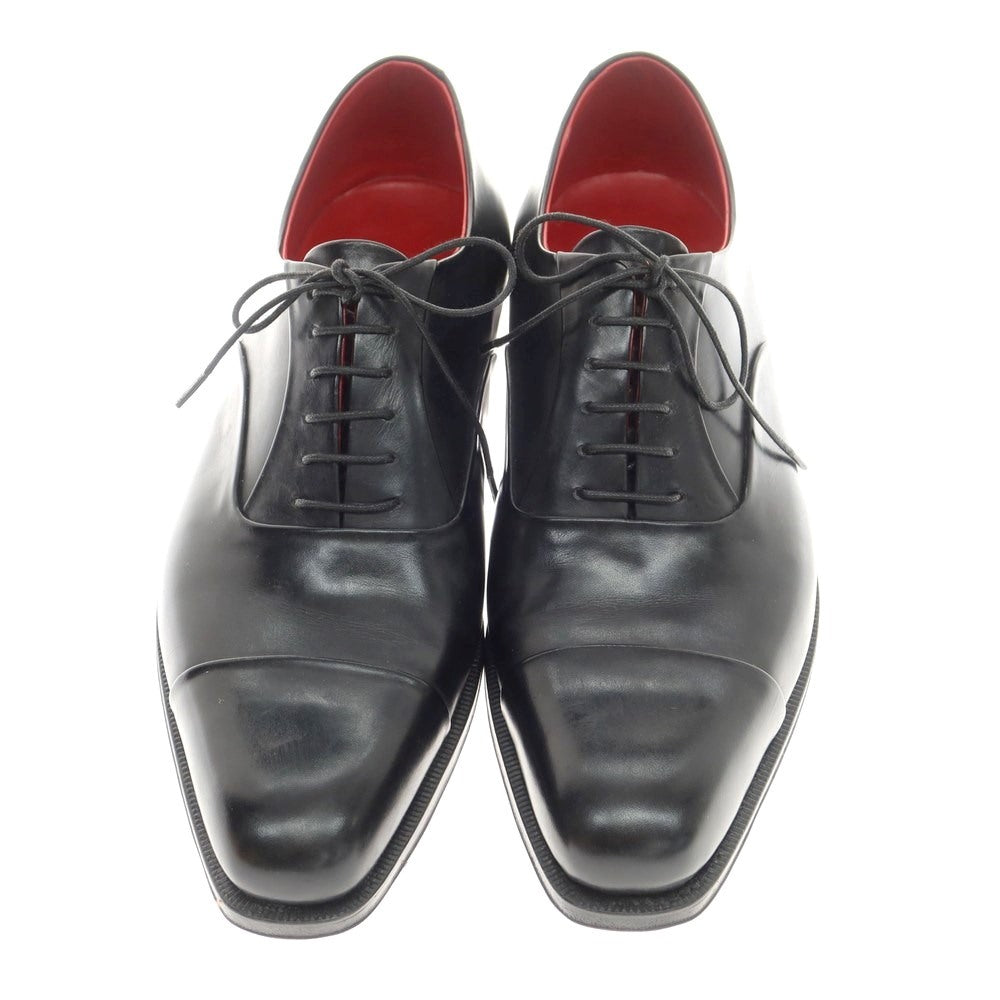 [Used] Silvano Lattanzi Bespoke Straight Tip Dress Shoes Black [24.5 (no size indicated)] [Condition Rank A] [Men&