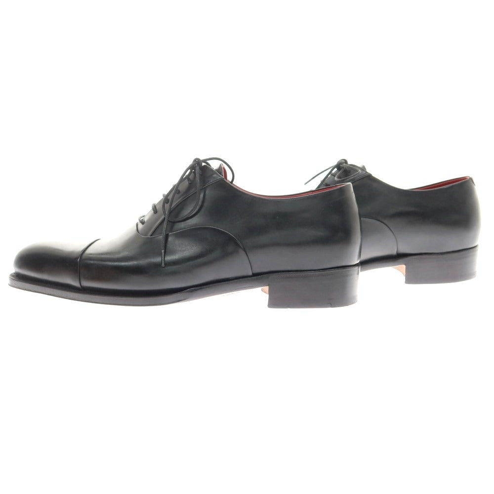 [Used] Silvano Lattanzi Bespoke Straight Tip Dress Shoes Black [24.5 (no size indicated)] [Condition Rank A] [Men&