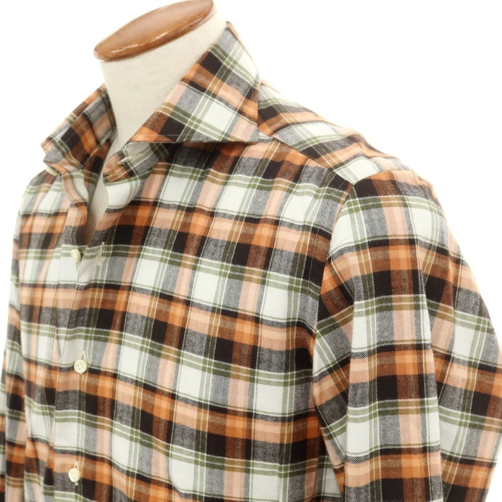 【新品未使用】Errico Formicola shirt size 39 セール】 ERRICO FORMICOLA リネンコットン シャツ （シャツ