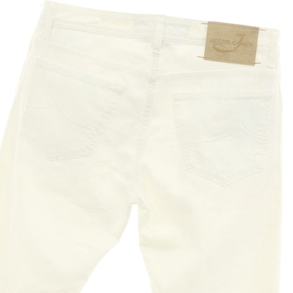 [Used] JACOB COHEN Cotton Polyester Jeans Denim Pants White [Size 33] [WHT] [S/S/A/W] [Condition Rank B] ​​[Men&