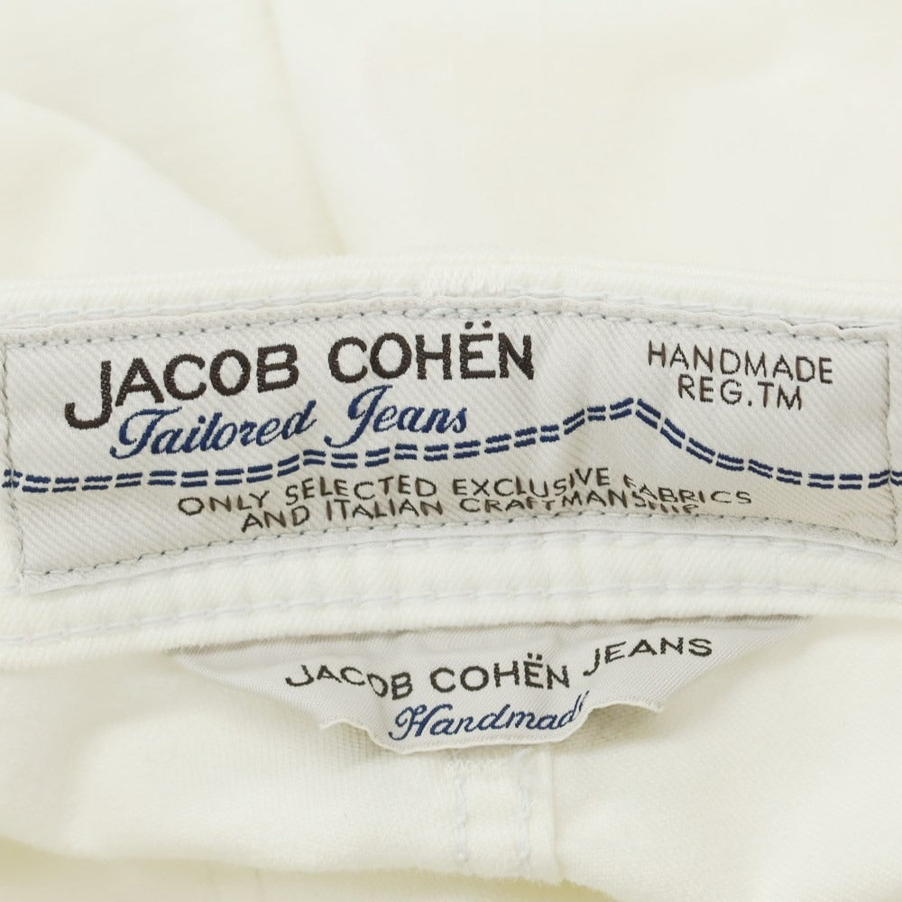 【中古】ヤコブコーエン JACOB COHEN コットンポリエステル ジーンズ デニムパンツ ホワイト【サイズ33】【WHT】【S/S/A/W】【状態ランクB】【メンズ】【759289】