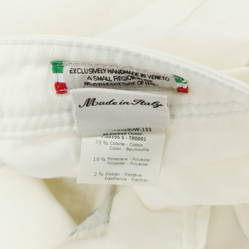 【中古】ヤコブコーエン JACOB COHEN コットンポリエステル ジーンズ デニムパンツ ホワイト【サイズ33】【WHT】【S/S/A/W】【状態ランクB】【メンズ】【759289】