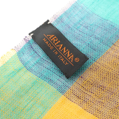 [Used] ARIANNA Linen Check Scarf Multicolor [MLT] [S/S] [Condition Rank B] ​​[Men&