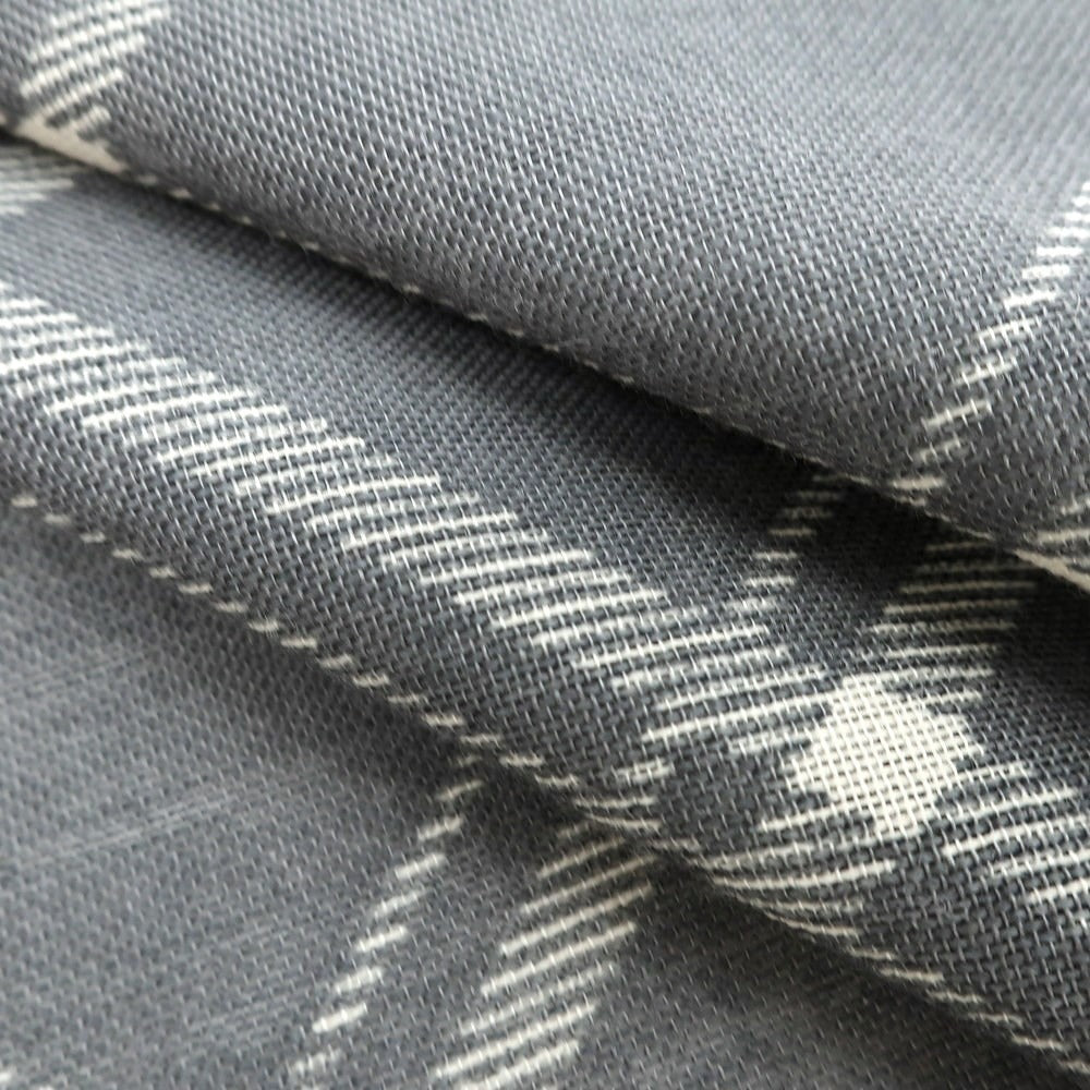 [Used] eleventy wool silk check pocket square, gray x white [Condition rank B] ​​[Men&