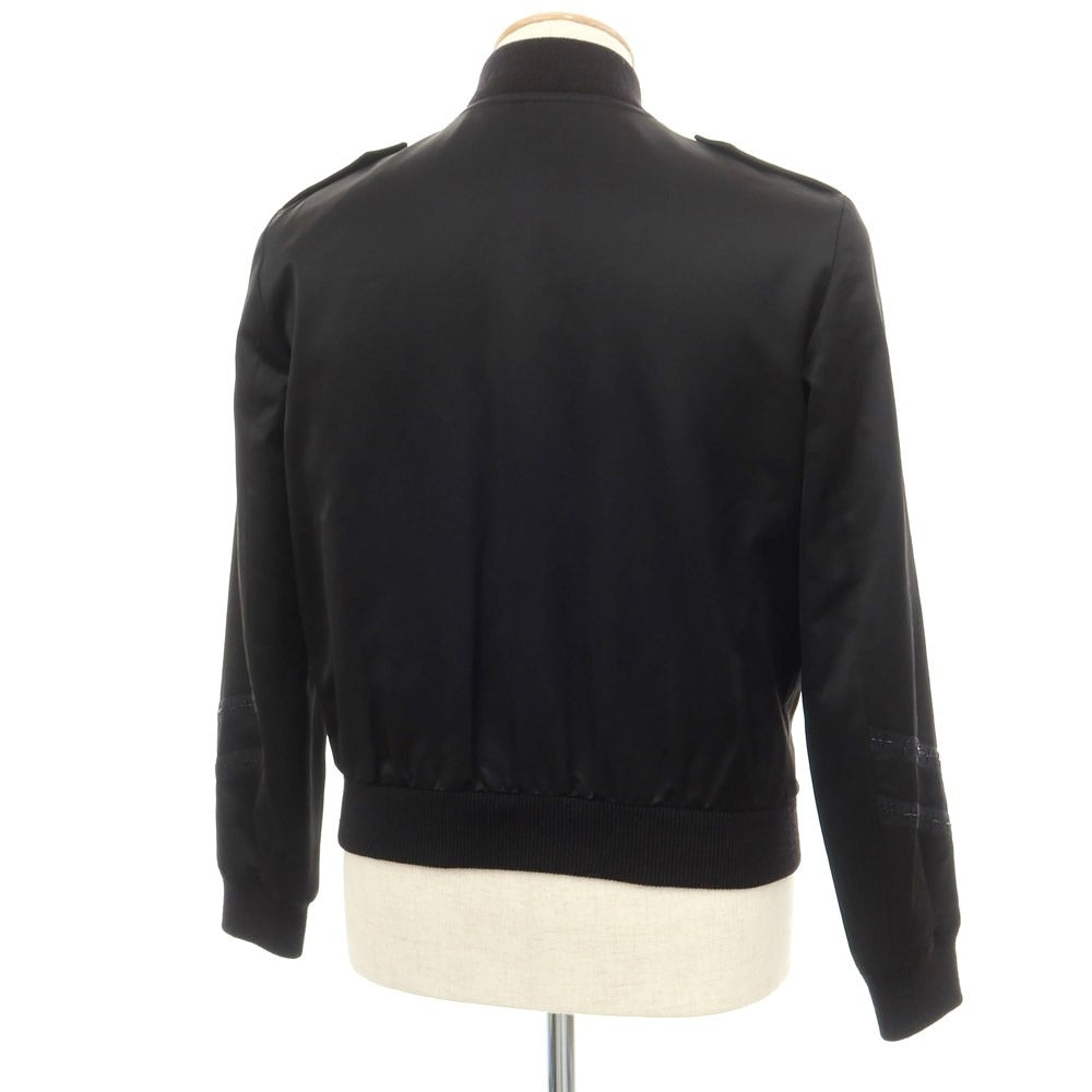 【中古】サンローランパリ SAINT LAURENT PARIS レーヨンコットン ジップアップブルゾン  ブラック【サイズ42】【BLK】【S/S】【状態ランクB】【メンズ】【759374】
[APD]