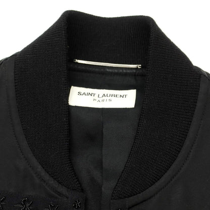 [Used] Saint Laurent Paris Rayon Cotton Zip-up Blouson Black [Size 42] [BLK] [S/S] [Condition Rank B] ​​[Men&