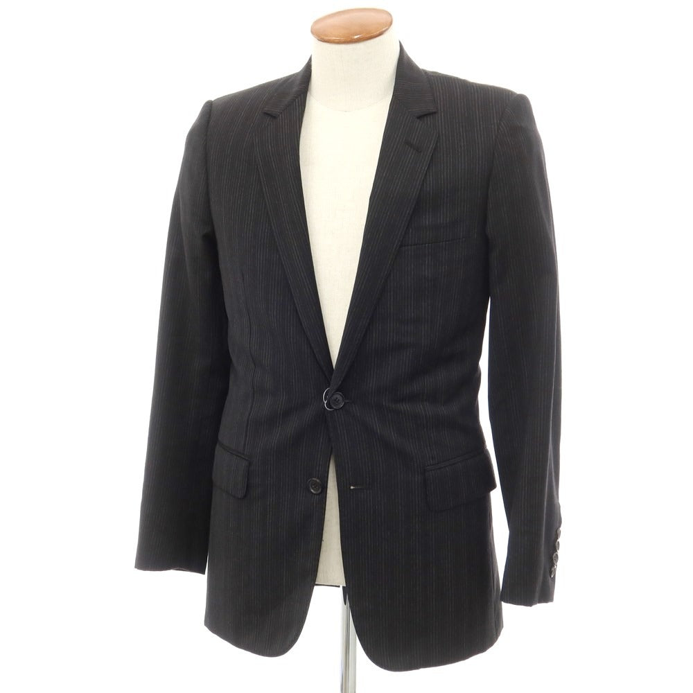 [Used] Dior Homme Wool Striped Tailored Jacket Black x Grey [Size 46] [BLK] [S/S] [Condition Rank C] [Men&