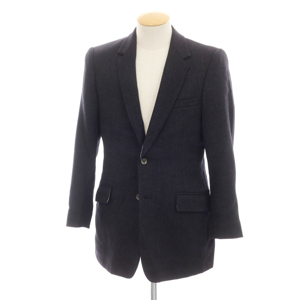 【中古】ラグアンドボーン rag &amp; bone ウール ヘリンボーン 2B カジュアルジャケット ダークグレー【 36 】【 状態ランクC 】【 メンズ 】 [EPD]