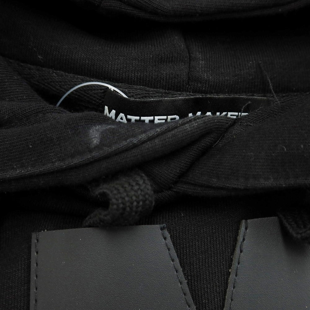 [Used] MATTER MAKERS Cotton Pullover Hoodie Black [Size S] [BLK] [S/S/A/W] [Condition Rank B] ​​[Men&