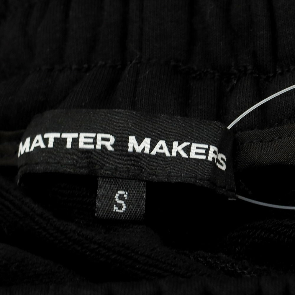 [Used] MATTER MAKERS Cotton-based pile-lined sweatpants, black [Size S] [BLK] [S/S/A/W] [Condition B] [Men&