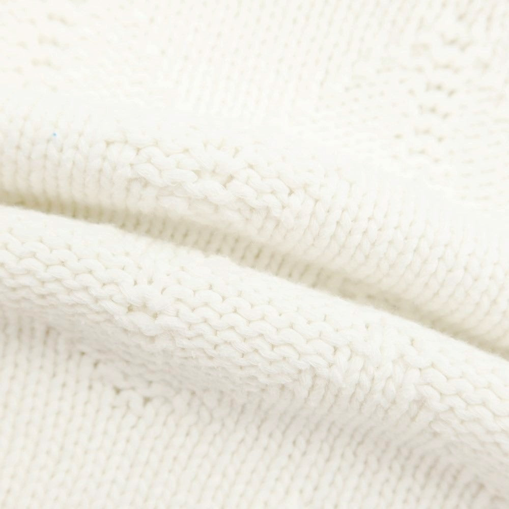 [Used] Altea Mid-gauge Cotton Nylon Crew Neck Pullover Knit White [Size M] [WHT] [S/S] [Condition Rank C] [Men&