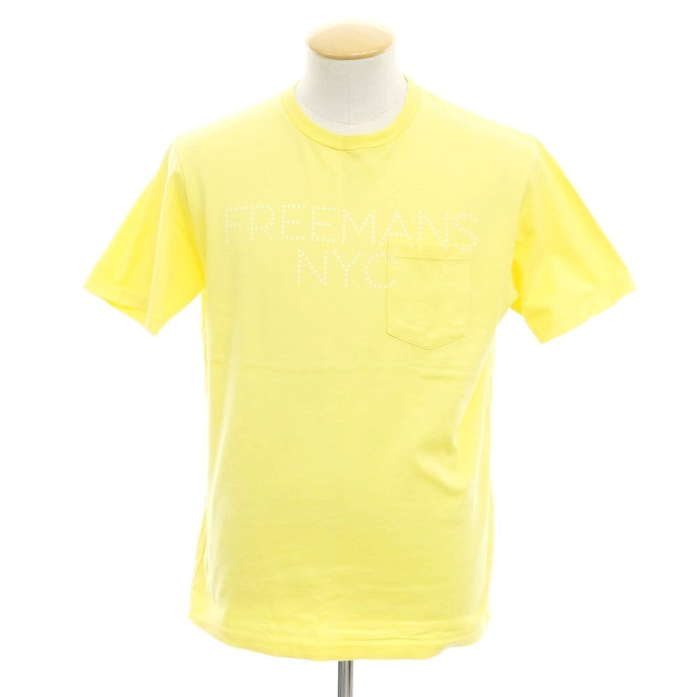 【中古】フリーマンズスポーティングクラブ FREEMANS SPORTING CLUB コットン クルーネック 半袖Ｔシャツ イエロー【サイズXS】【YEL】【S/S】【状態ランクC】【メンズ】【759373】
[APD]